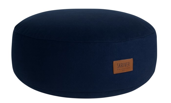 CITY VELVET PUF ROYAL BLUE 60x60x40